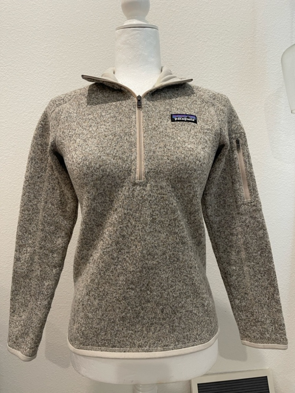Patagonia Women's Half-Zip Pullover - Heathered Beige